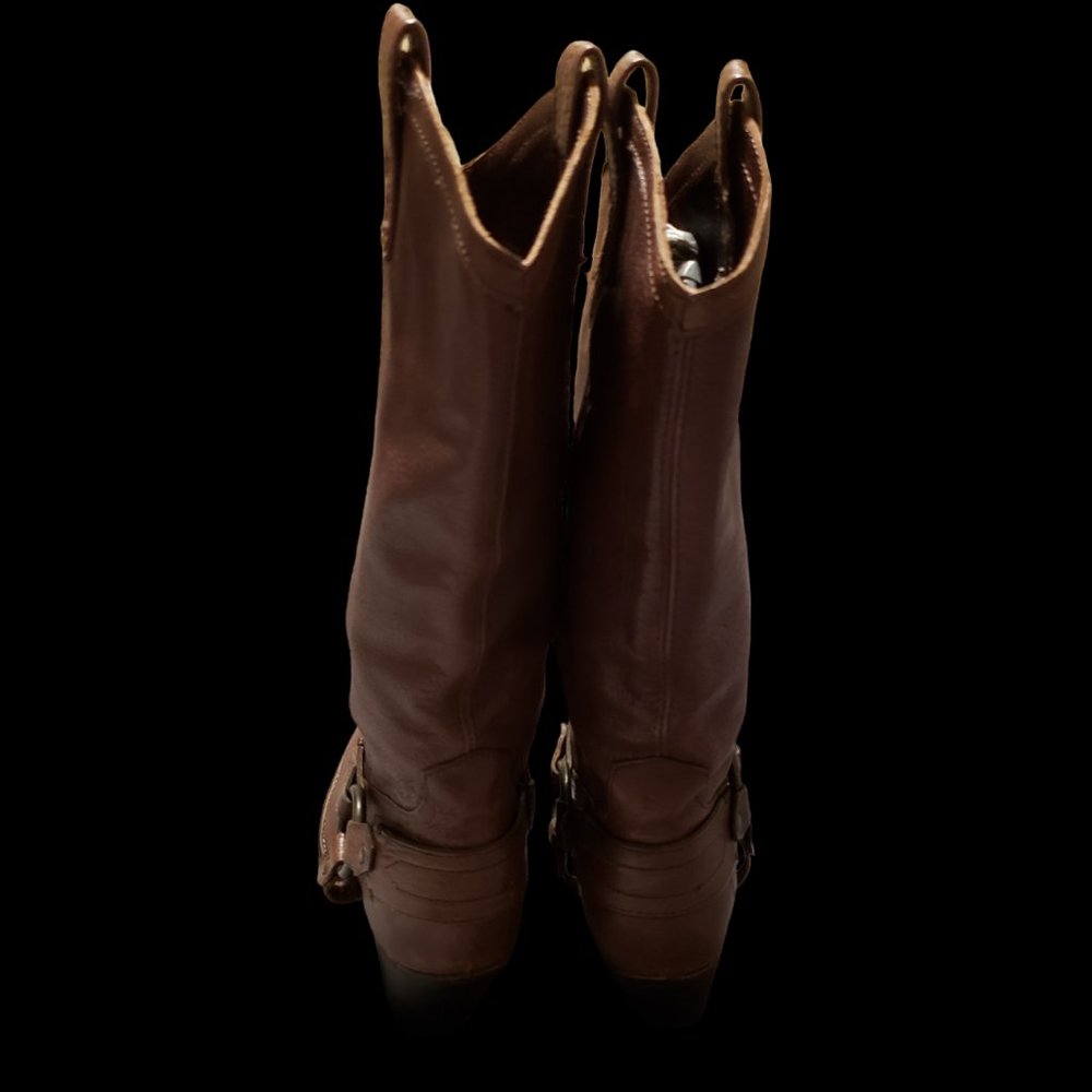 Brown Leather Western Boots - Picture 7 of 10